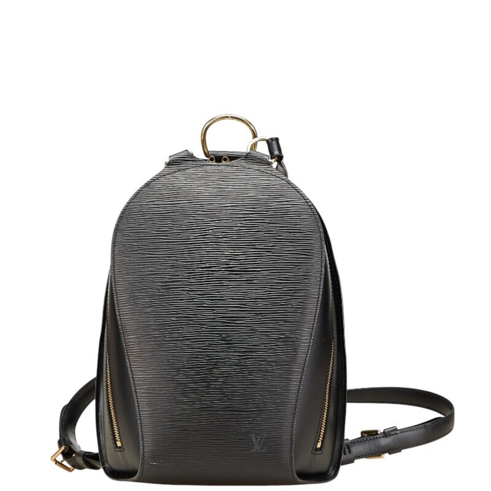 Louis Vuitton Epi Mabillon Backpack Noir Black Leather